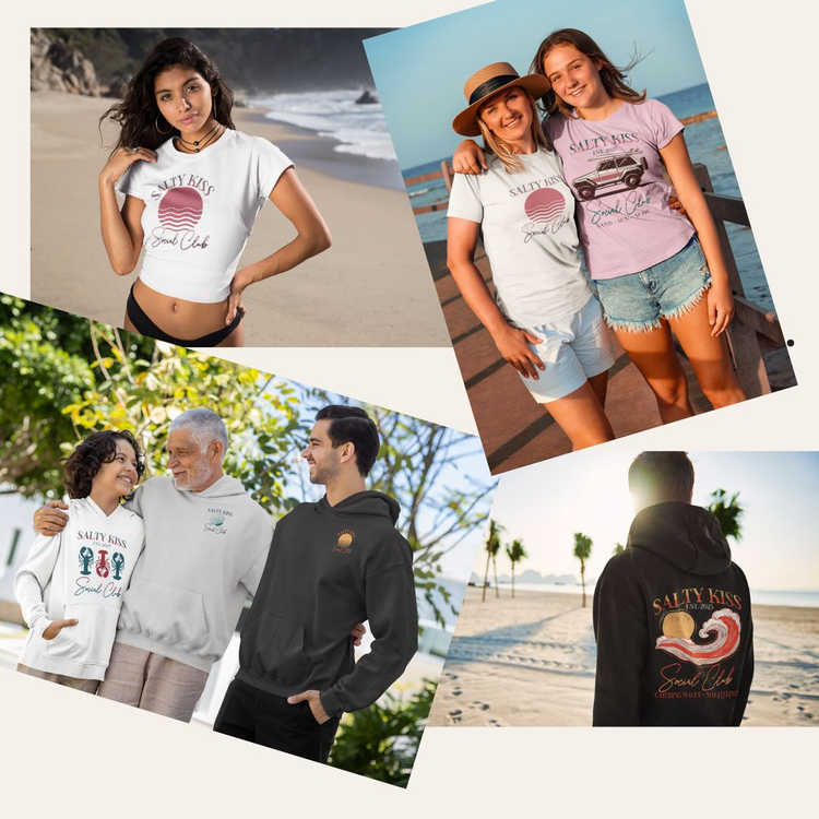 Salty Kiss Club Family Apparel