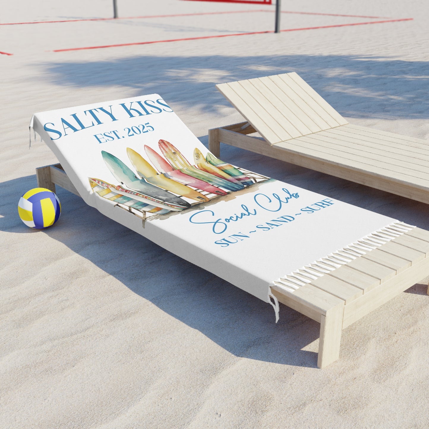 Boho Beach Blanket, Surfboards