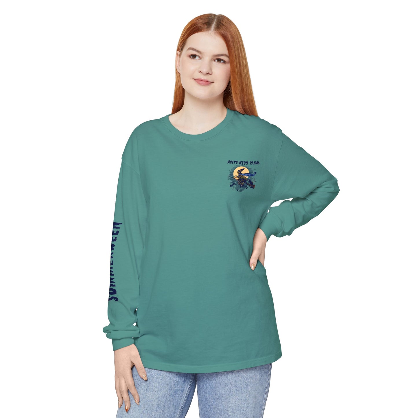 Unisex Long Sleeve Tee, Summerween Witch
