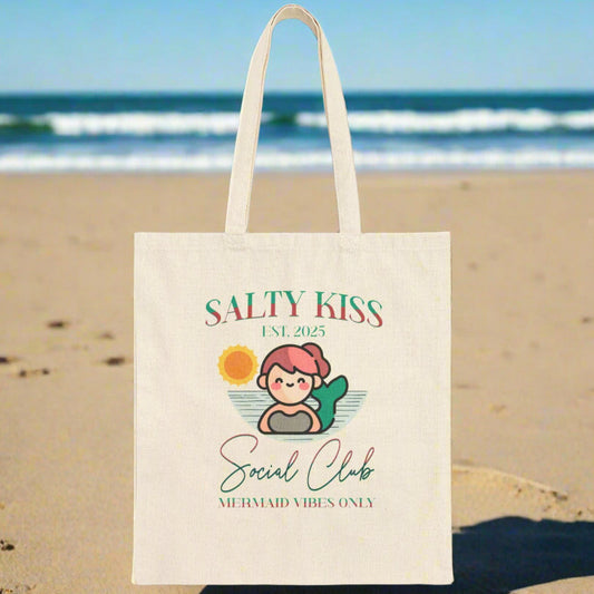 Canvas Tote Bag - Mermaid Vibes