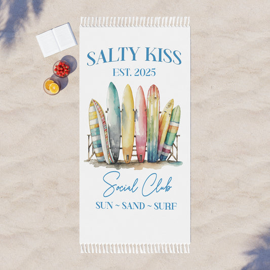 Boho Beach Blanket, Surfboards