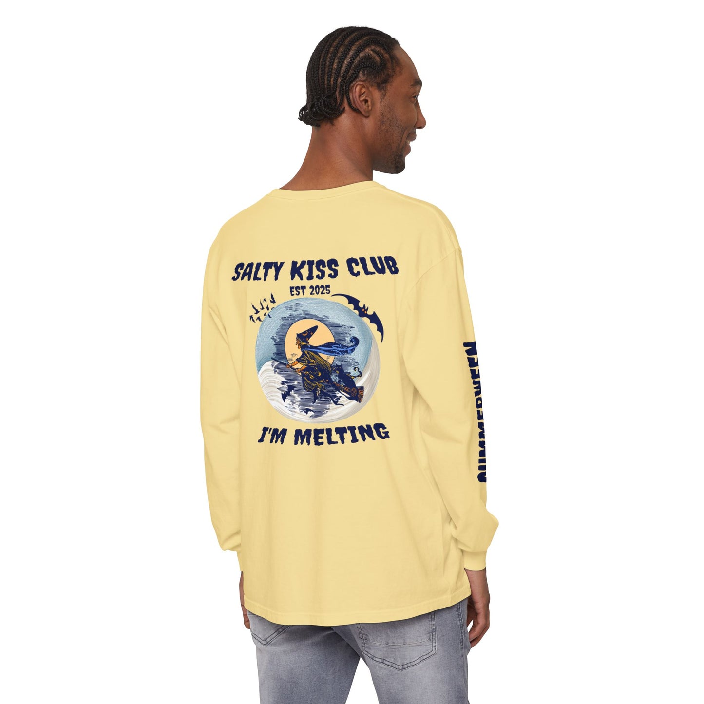 Unisex Long Sleeve Tee, Summerween Witch
