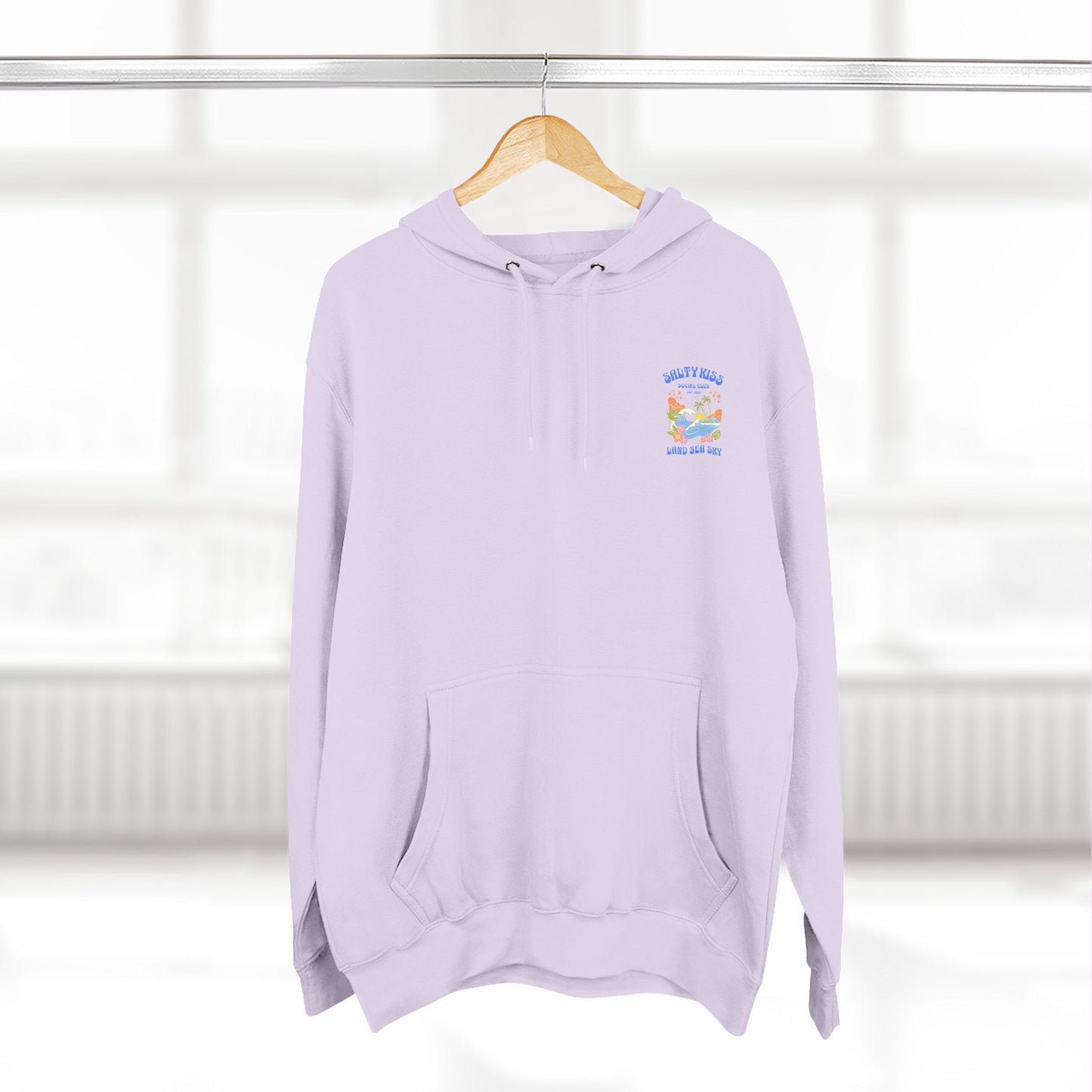 Salty Kiss Club Hoodie – “Land • Sea • Sky” Ophelia Inspired