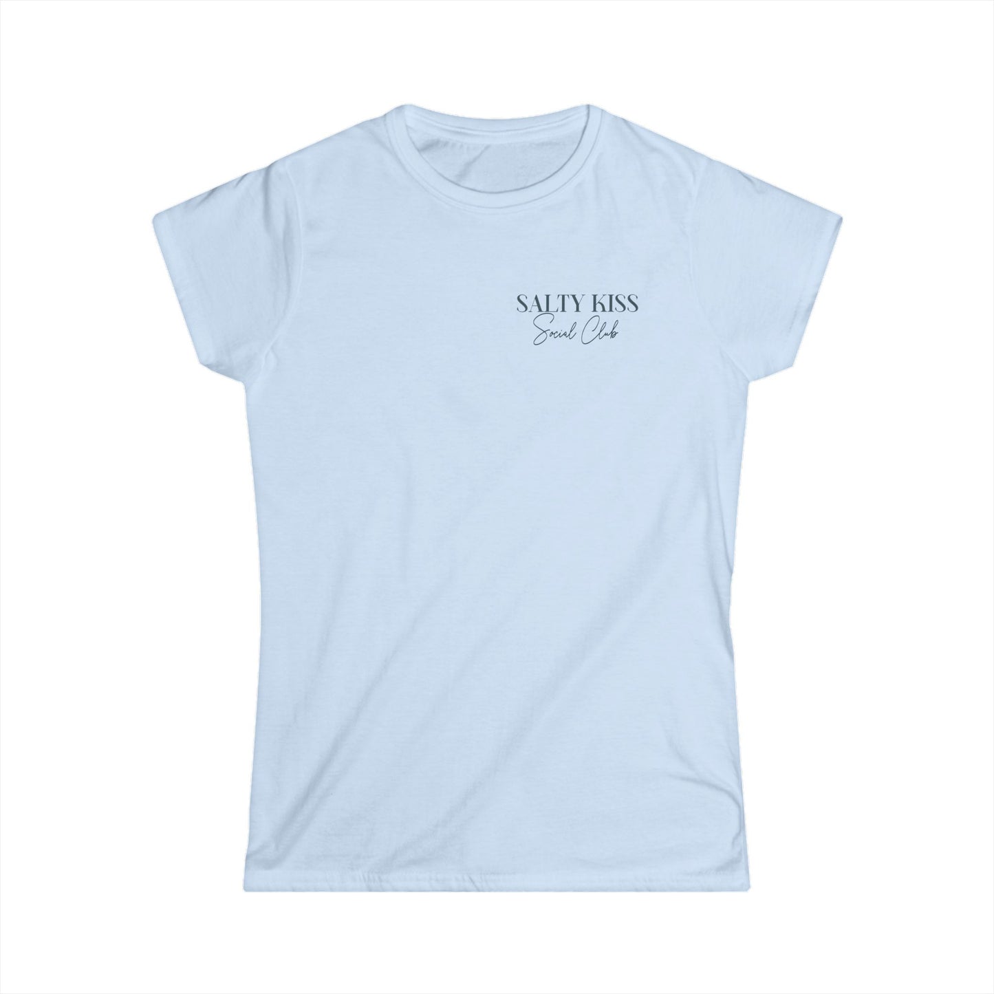Women's Soft Style Tee "Saltwater Heals Everything"