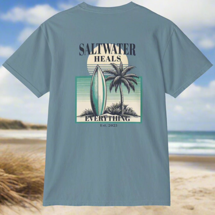 T-Shirt, Saltwater Heals Everything