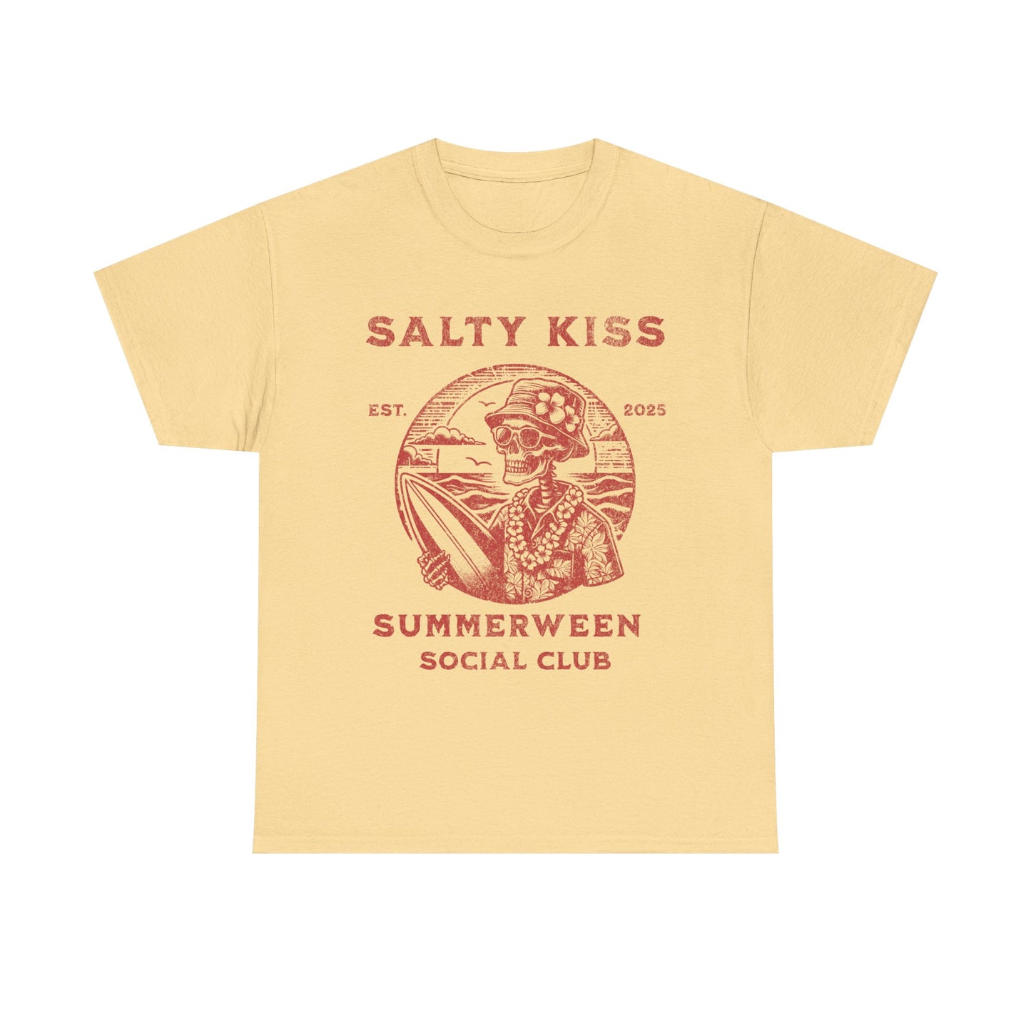 Unisex T-Shirt, Summerween Skeleton