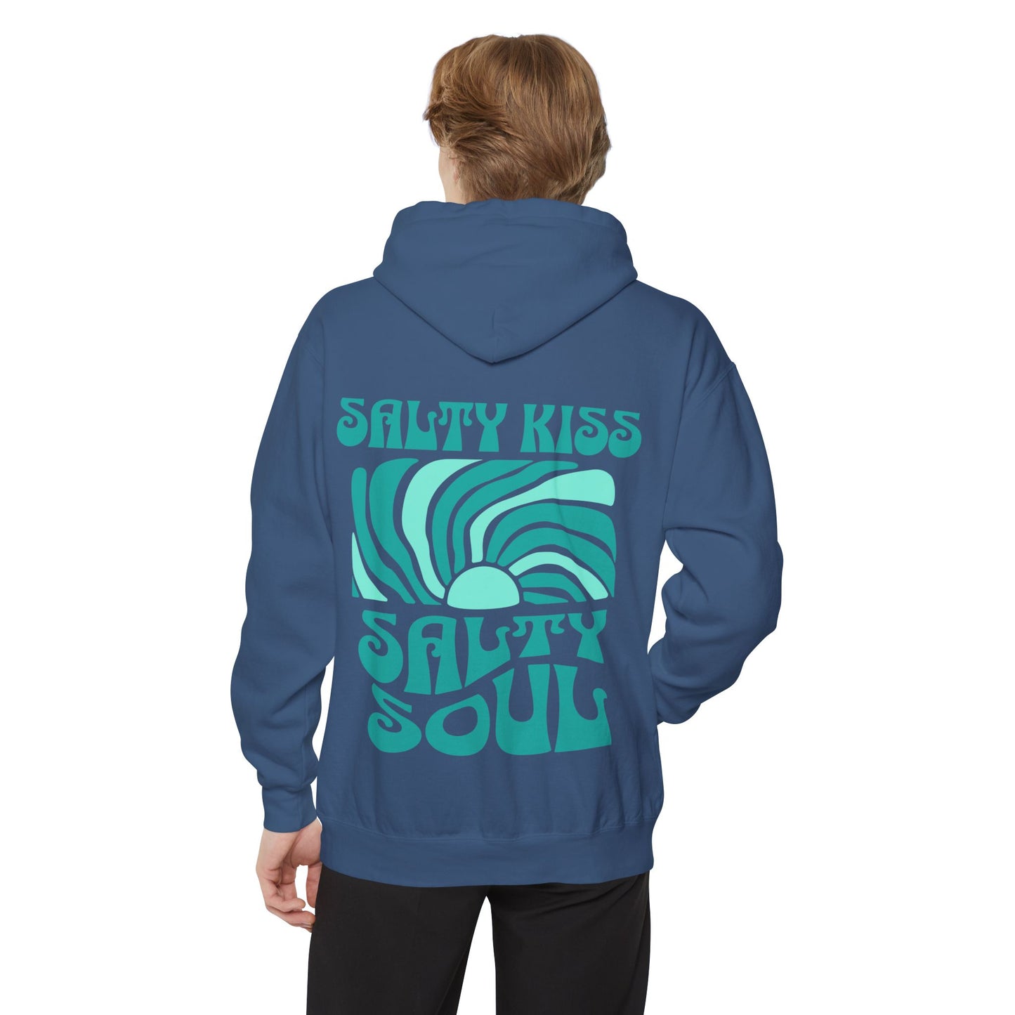 Unisex Garment-Dyed Hoodie, Salty Soul