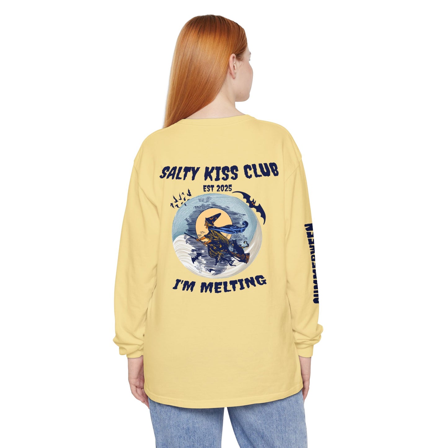 Unisex Long Sleeve Tee, Summerween Witch