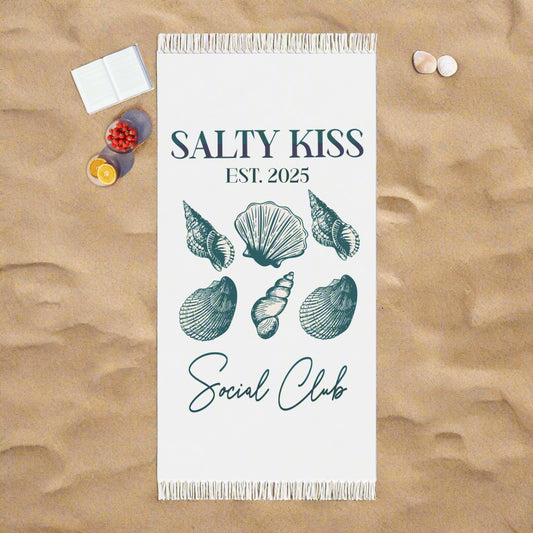 Boho Beach Blanket - Seashells