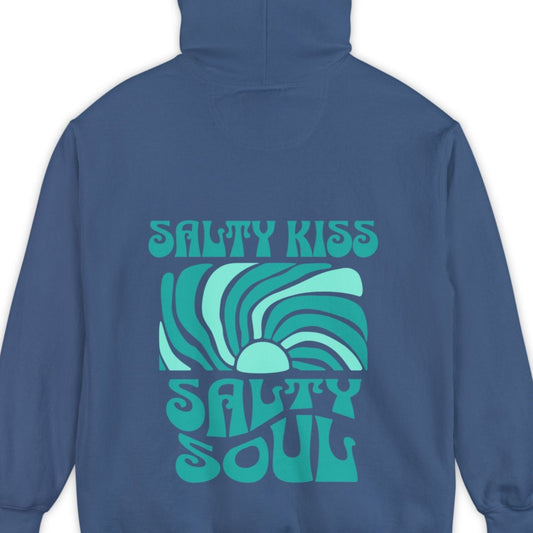 Unisex Garment-Dyed Hoodie, Salty Soul