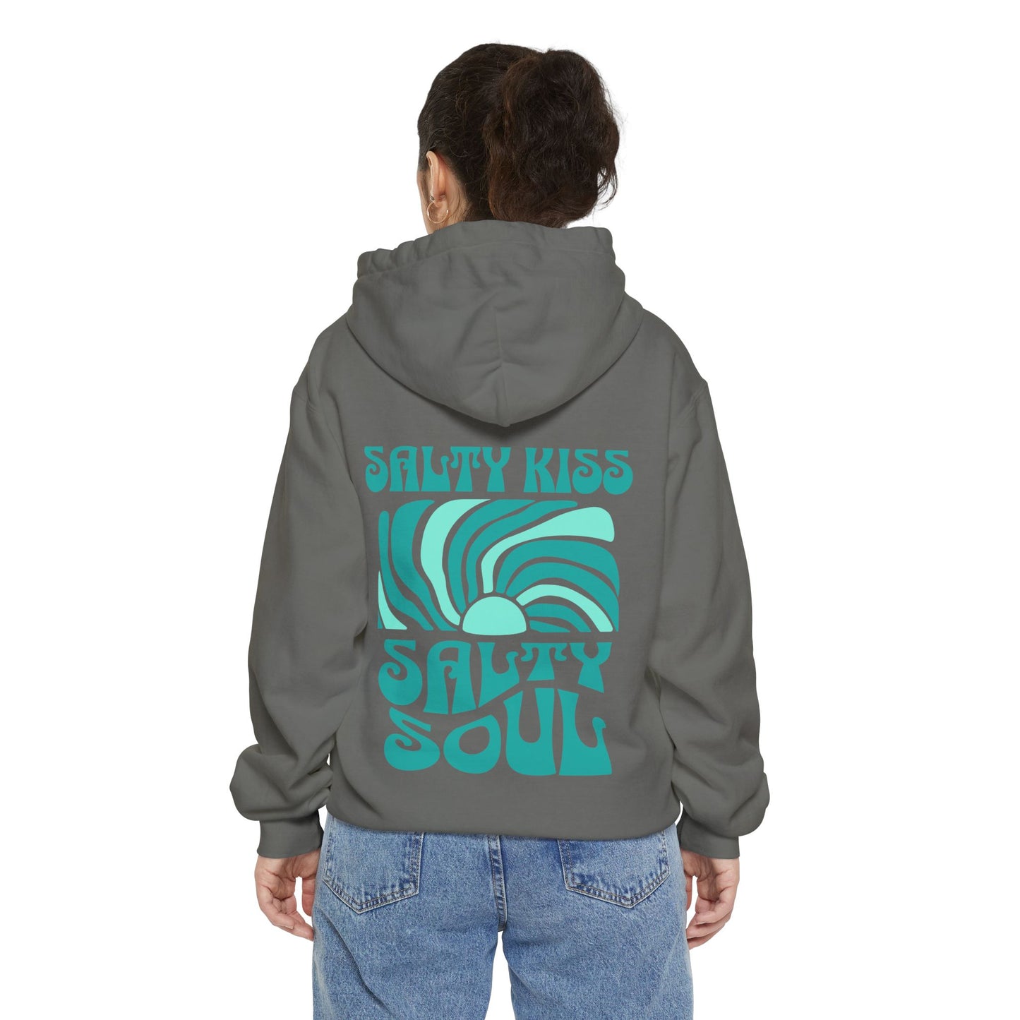 Unisex Garment-Dyed Hoodie, Salty Soul