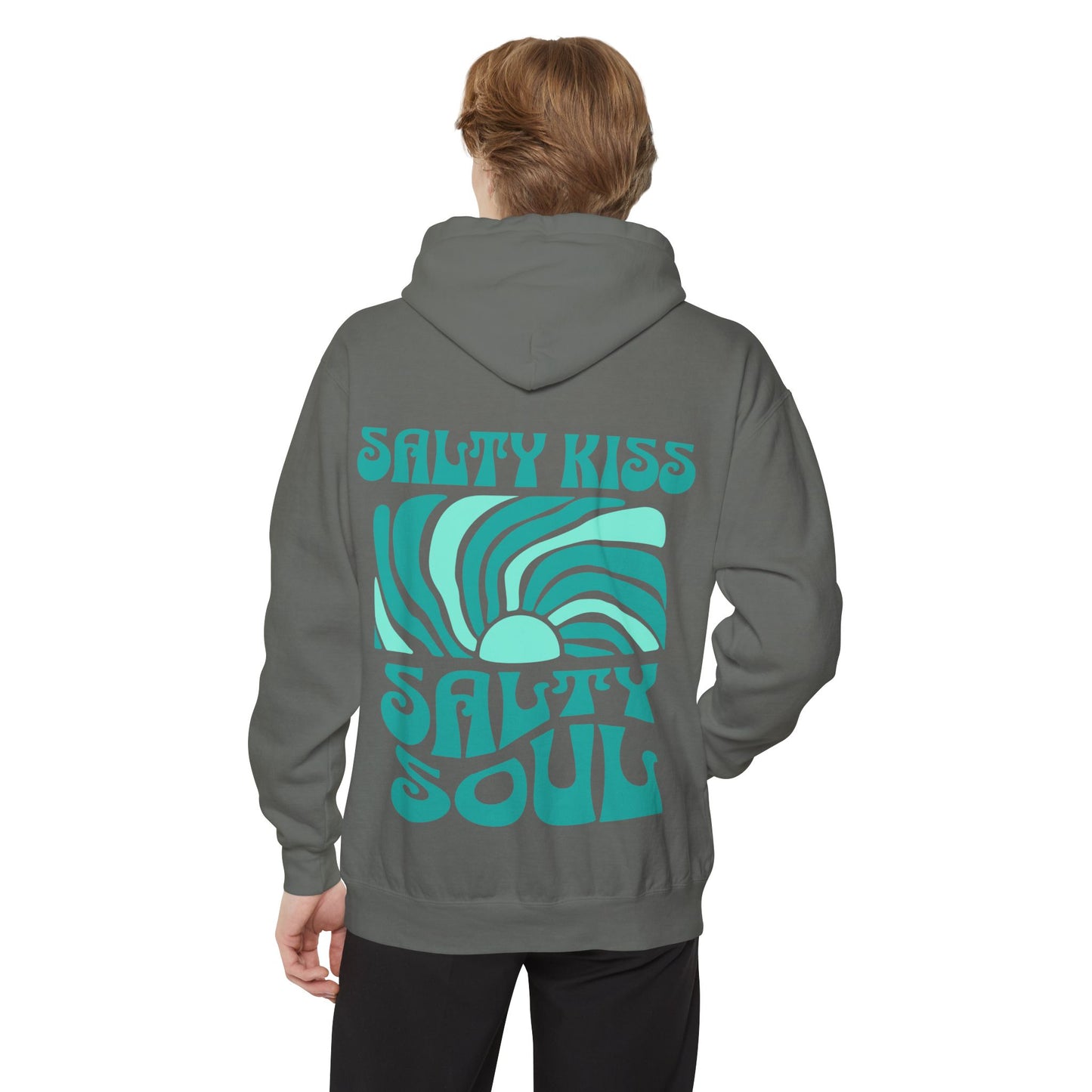 Unisex Garment-Dyed Hoodie, Salty Soul