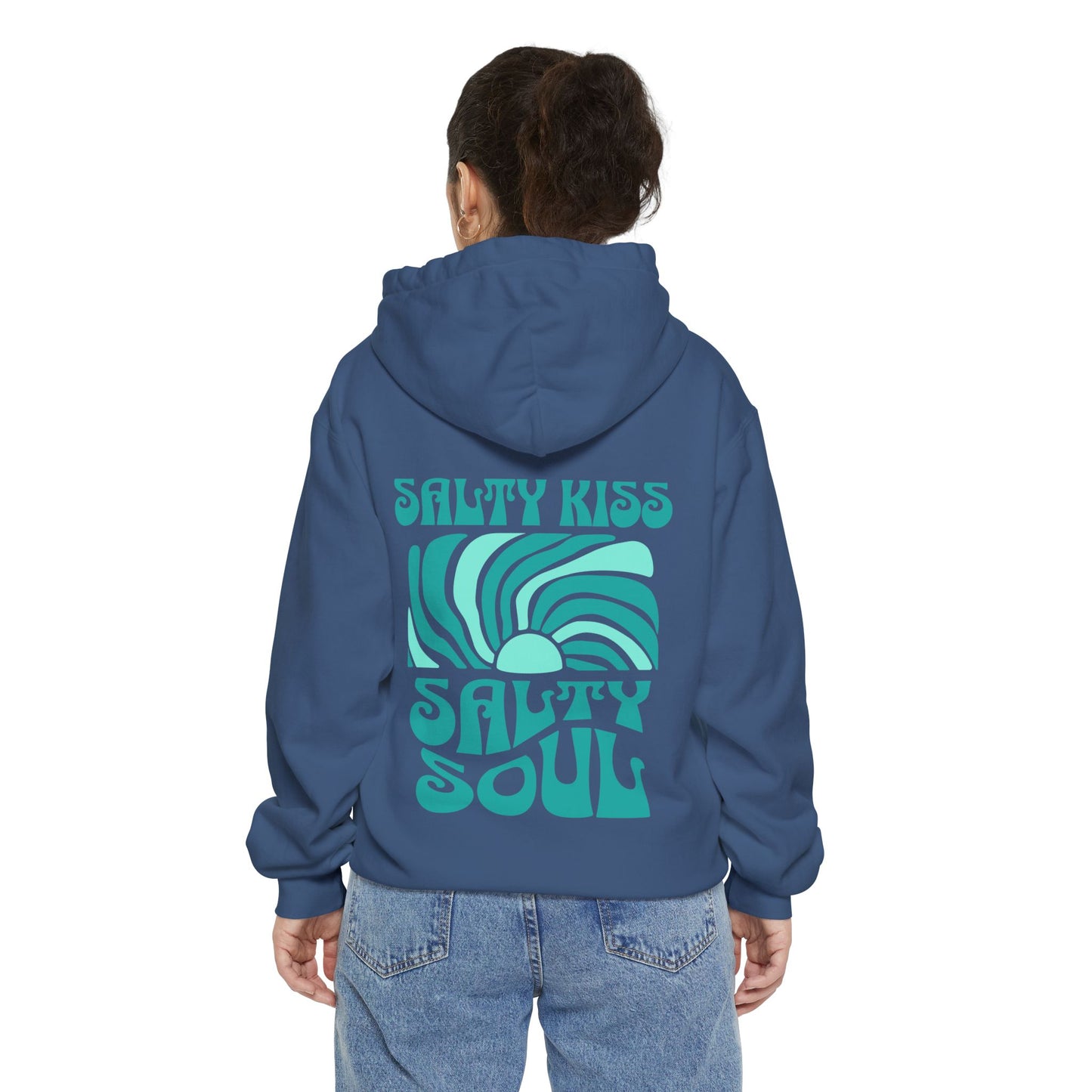 Unisex Garment-Dyed Hoodie, Salty Soul