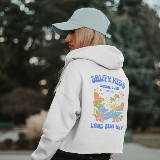 Salty Kiss Club Hoodie – “Land • Sea • Sky” Ophelia Inspired