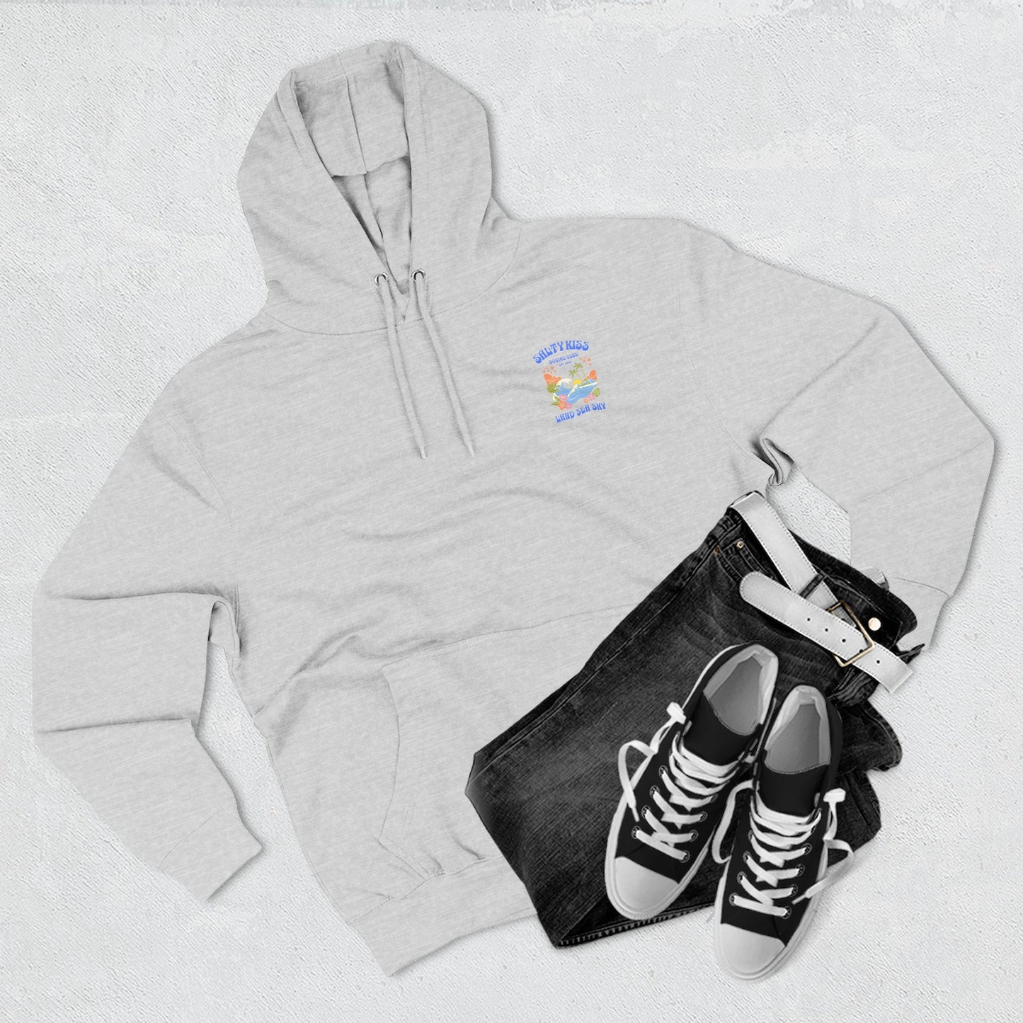 Salty Kiss Club Hoodie – “Land • Sea • Sky” Ophelia Inspired