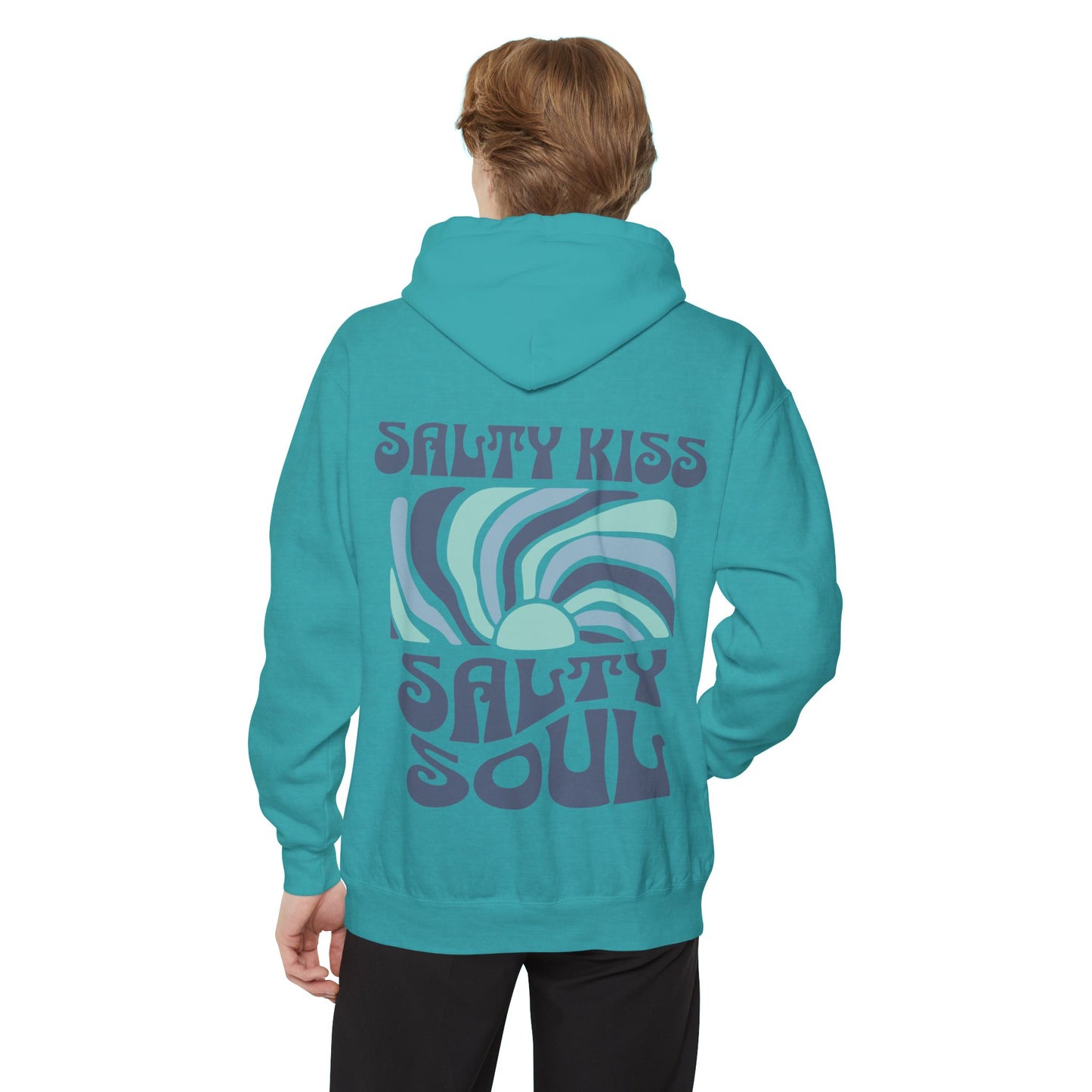 Unisex Garment-Dyed Hoodie, Salty Soul