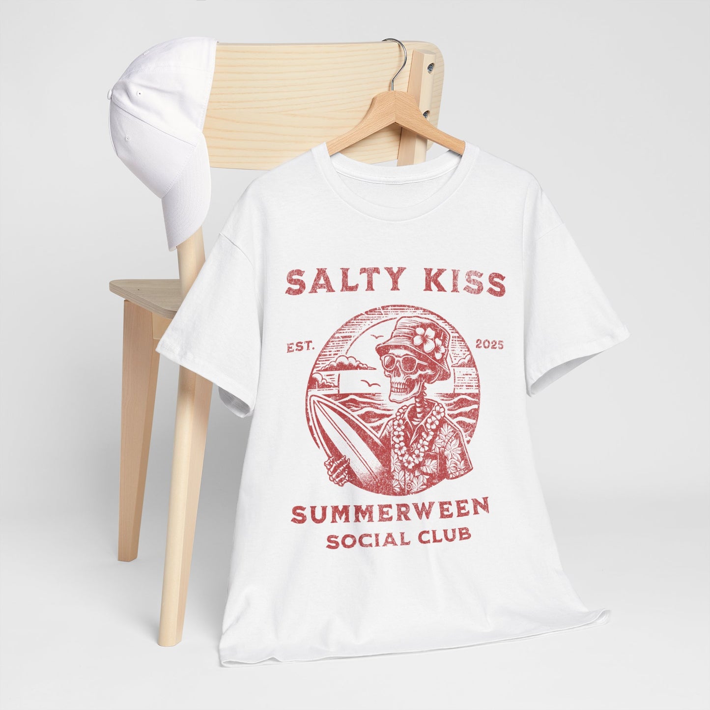 Unisex T-Shirt, Summerween Skeleton