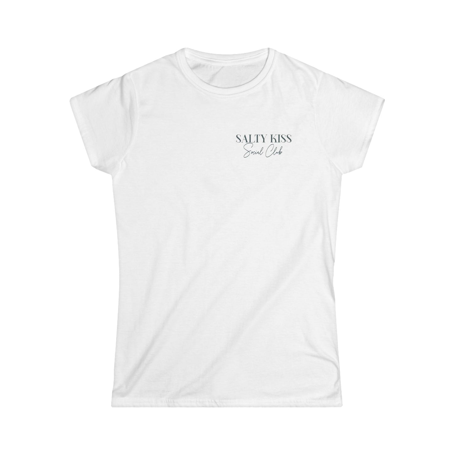 Women's Soft Style Tee "Saltwater Heals Everything"