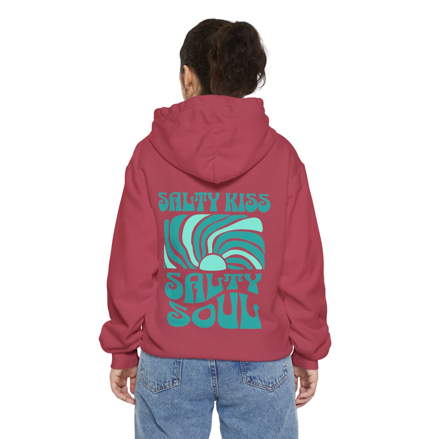 Unisex Garment-Dyed Hoodie, Salty Soul