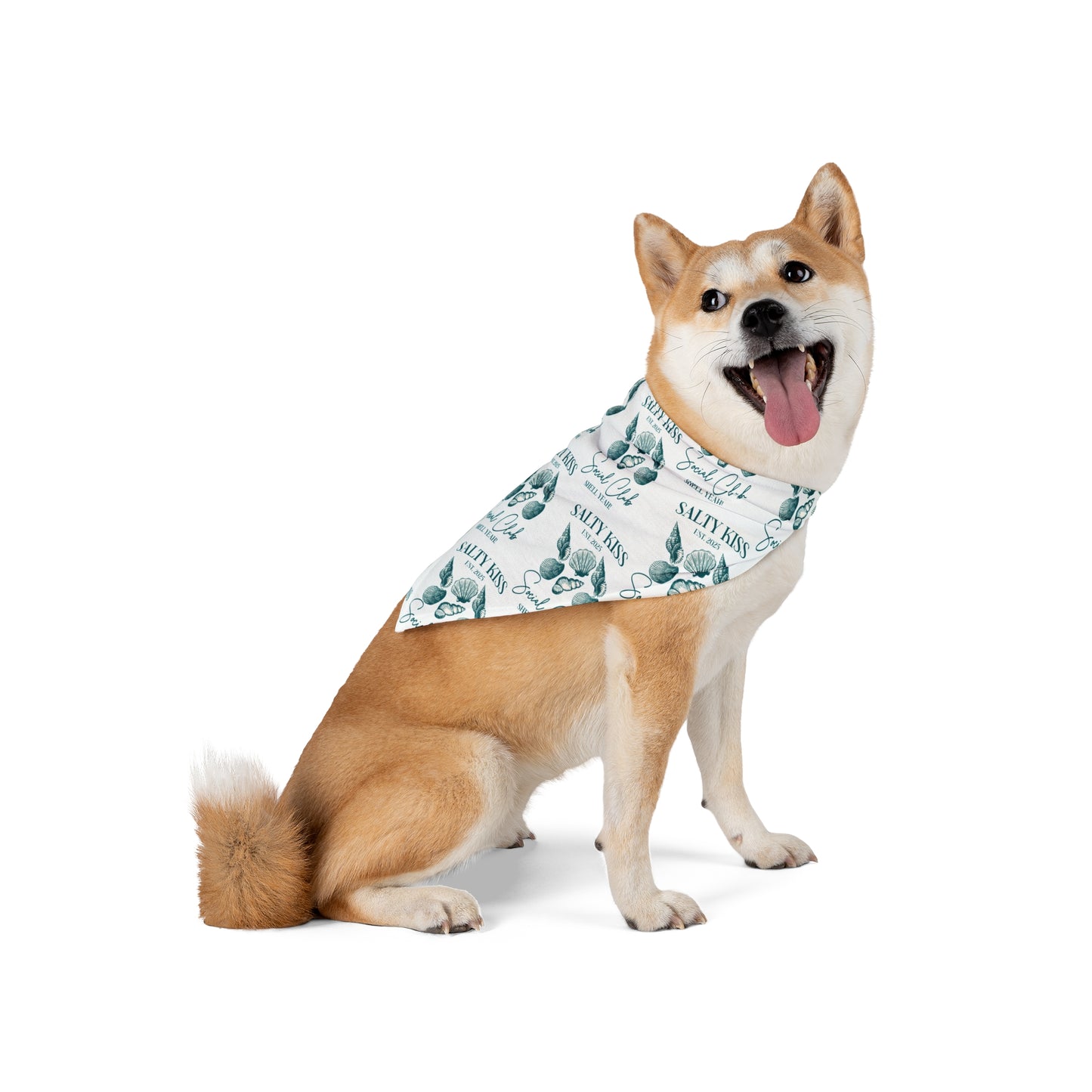 Pet Bandana, Seashells