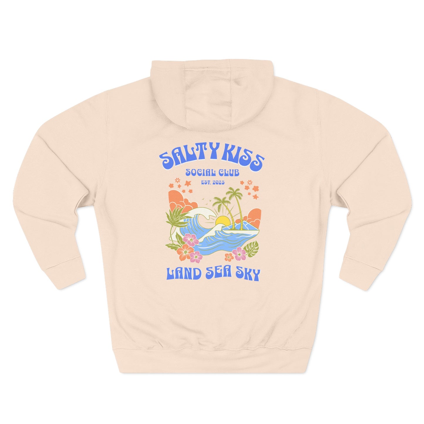 Salty Kiss Club Hoodie – “Land • Sea • Sky” Ophelia Inspired