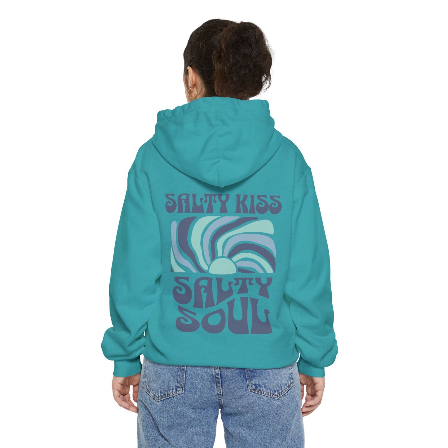 Unisex Garment-Dyed Hoodie, Salty Soul