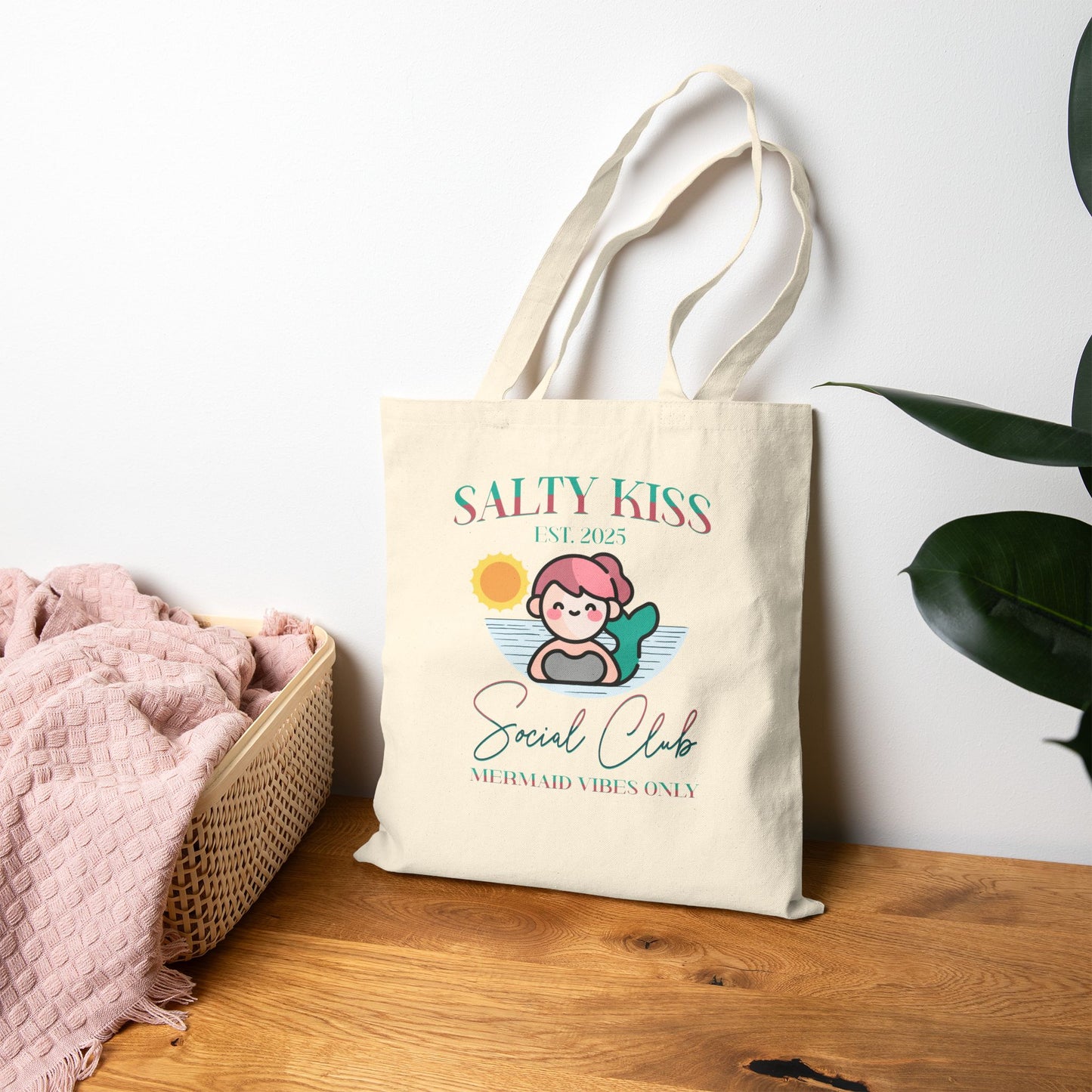 Canvas Tote Bag - Mermaid Vibes