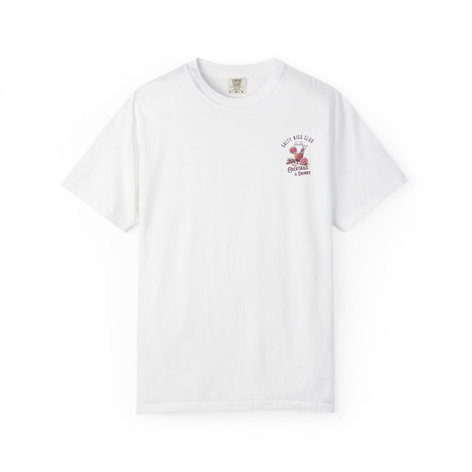 Salty Kiss Club Cocktail T-Shirt, Unisex Summer Tee, Beachwear, Gift for Drink Lovers, Fun Casual Wear