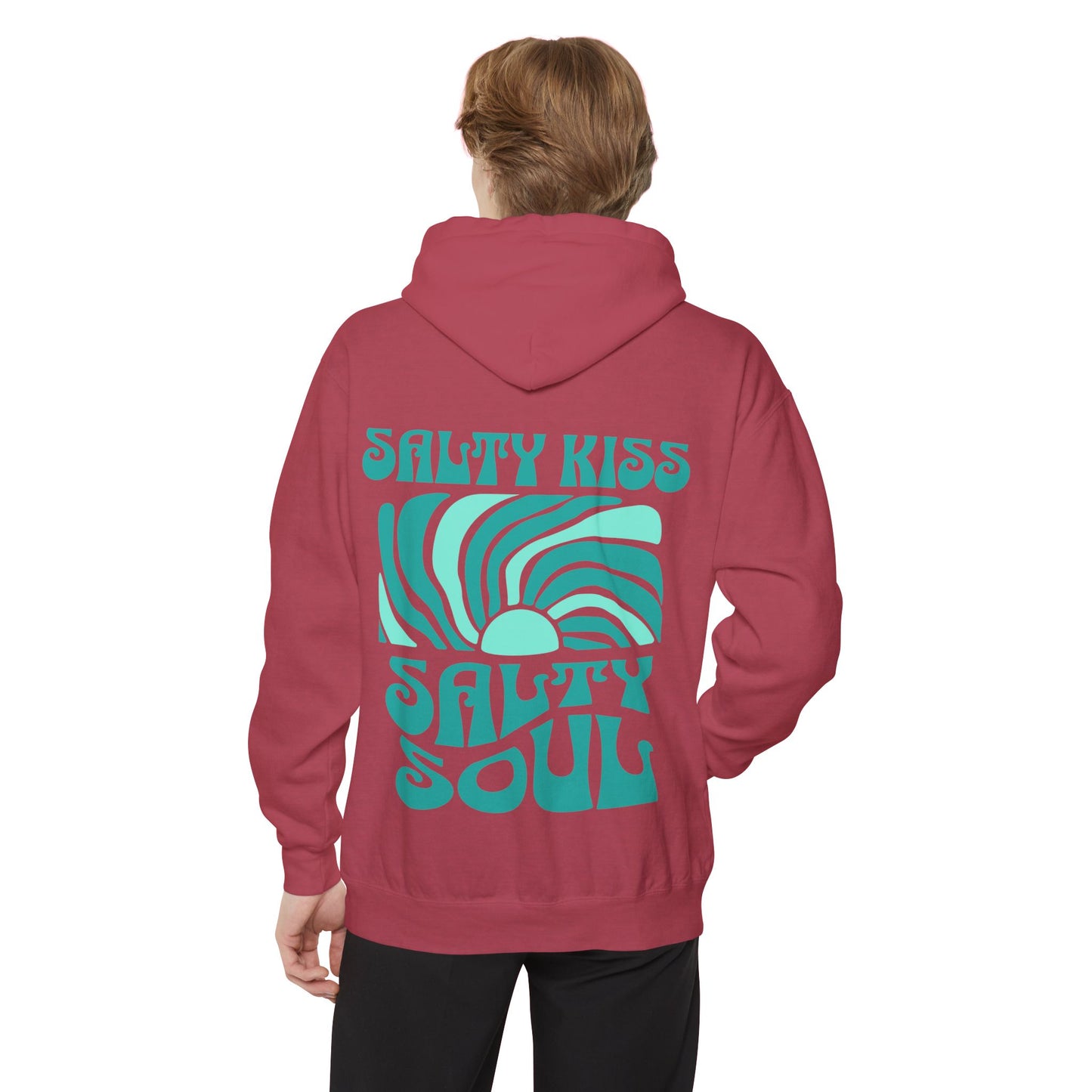 Unisex Garment-Dyed Hoodie, Salty Soul