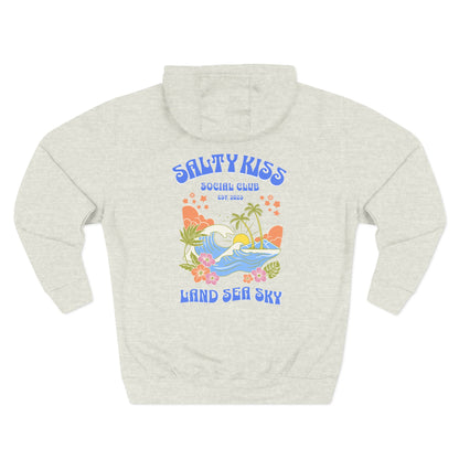 Salty Kiss Club Hoodie – “Land • Sea • Sky” Ophelia Inspired
