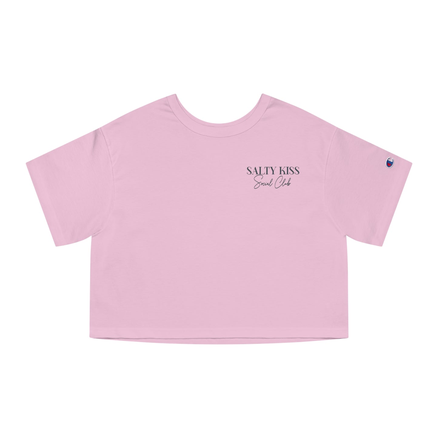Cropped Champion T-Shirt, "My Lighthouse Brings the Boats to the Yard"