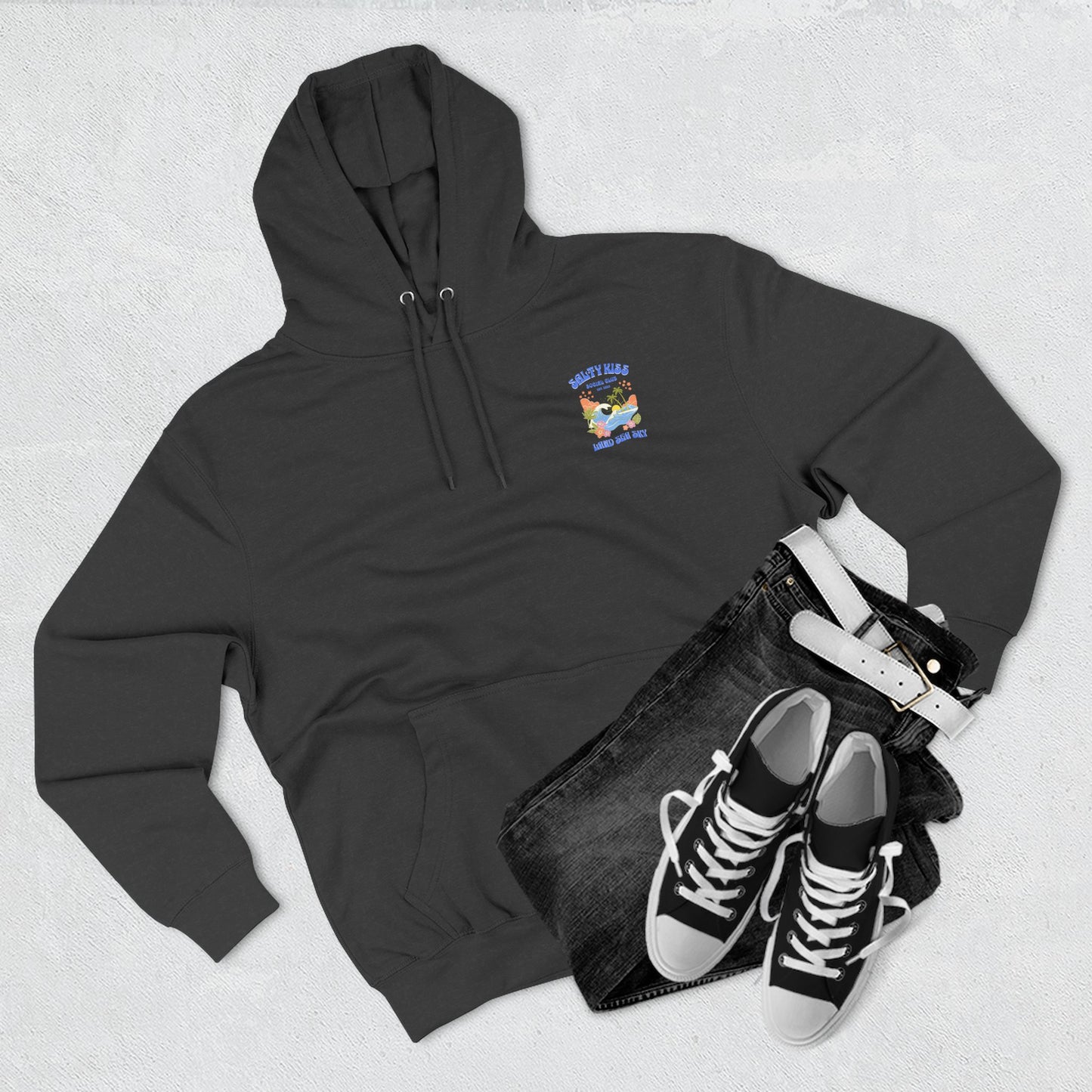 Salty Kiss Club Hoodie – “Land • Sea • Sky” Ophelia Inspired