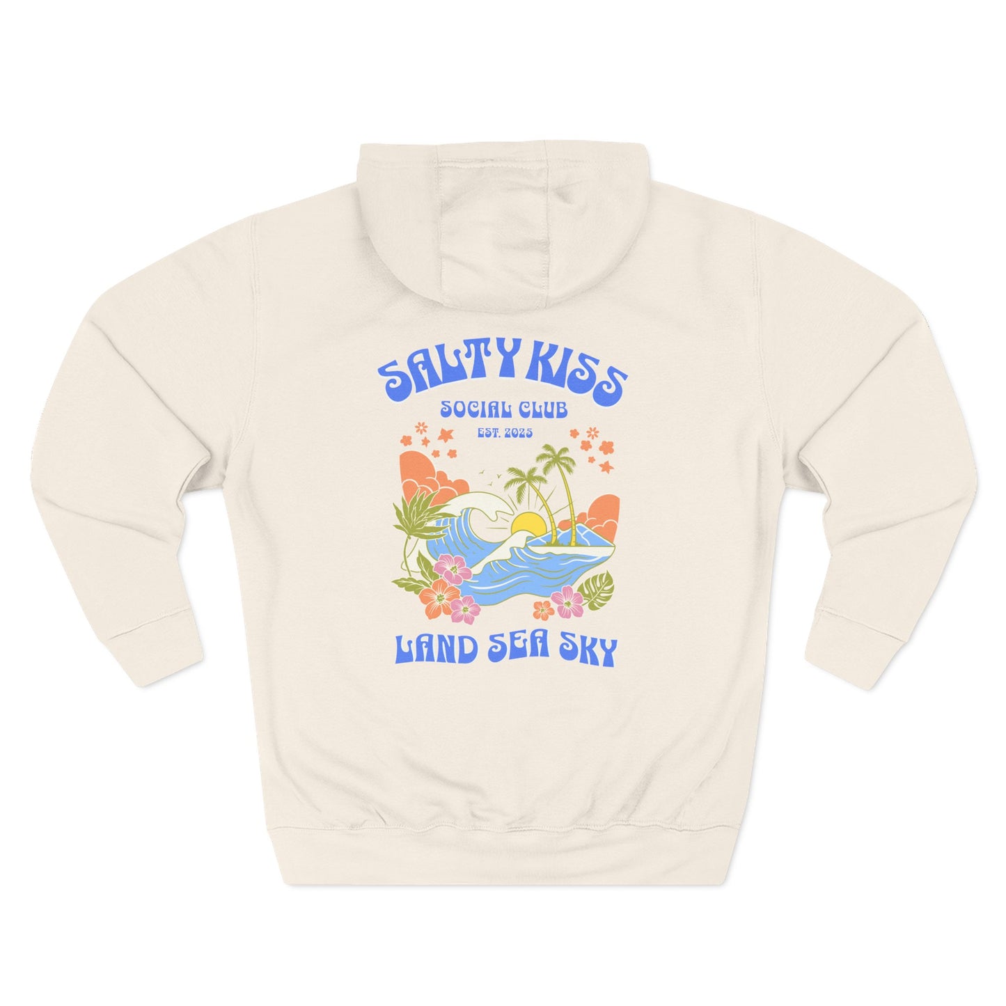 Salty Kiss Club Hoodie – “Land • Sea • Sky” Ophelia Inspired