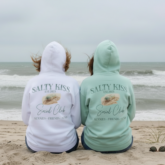 More zoomed-in lifestyle photo with white hoodie